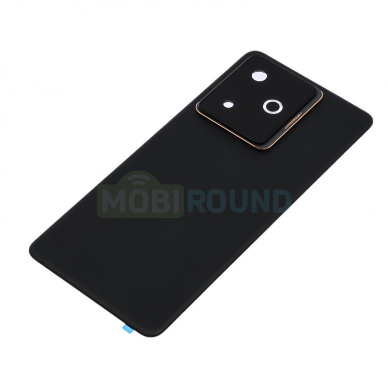 Задняя крышка для Realme GT 7T 5G, черный, AAA
