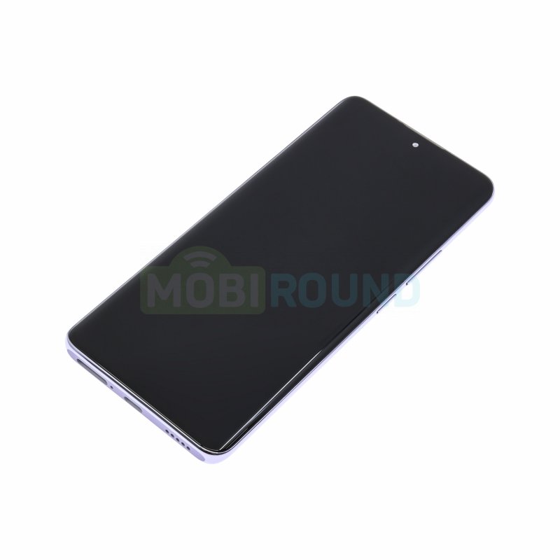 Дисплей для Xiaomi Redmi Note 14 Pro Plus 5G (в сборе с тачскрином) в рамке, фиолетовый, AAA