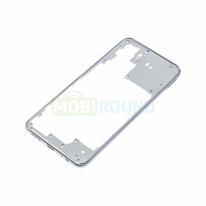 Средняя часть корпуса для Xiaomi Redmi Note 10 / Redmi Note 10S / POCO M5s, белый