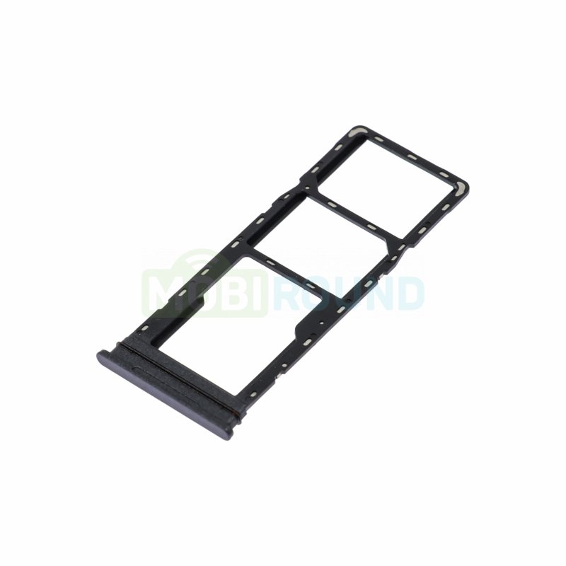 Держатель сим карты (SIM) для Tecno Spark 40 4G, черный