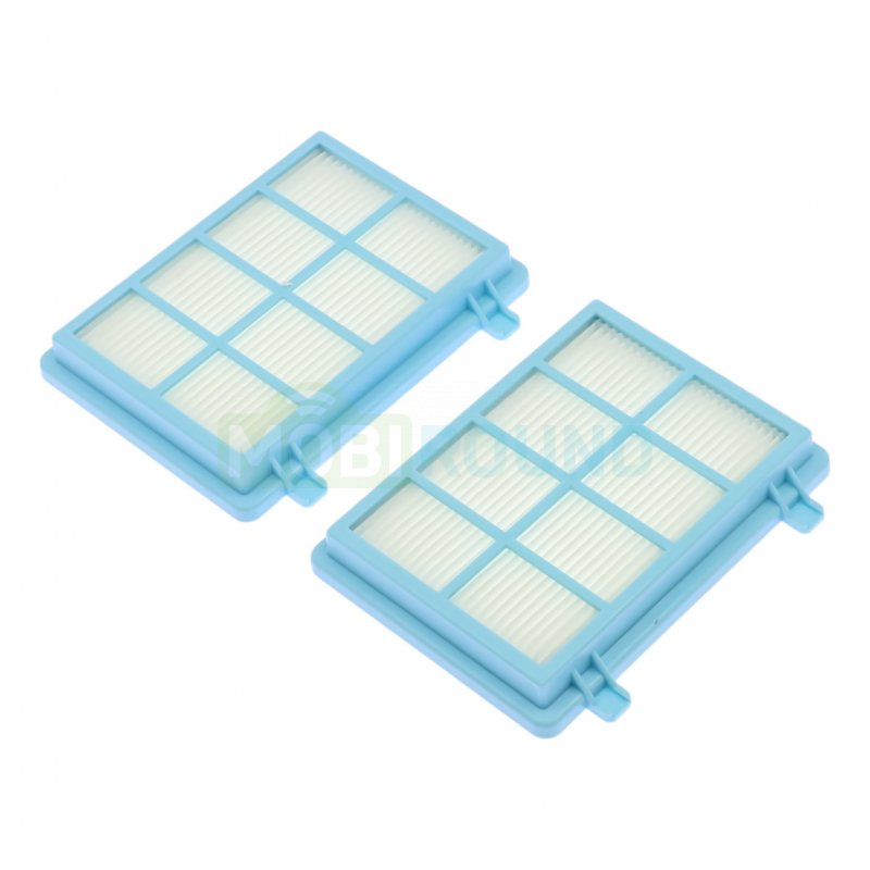 Фильтр HEPA для пылесоса Philips Power Pro Compact FC9331/09 / FC9332/09 / FC8010/01 (комплект 2 шт.) (120x100x20 мм)