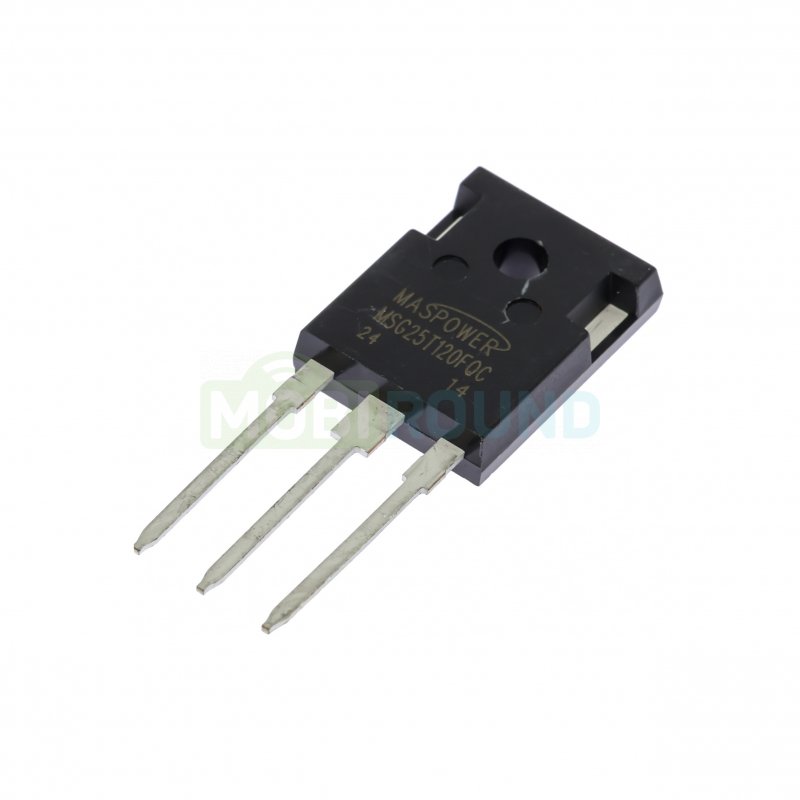 Биполярный транзистор (IGBT) Мaspower 1200 В/25 А (MSG25T120FQC (TO-247))
