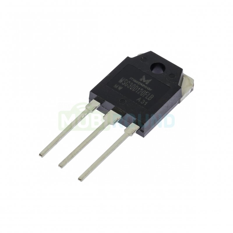 Биполярный транзистор (IGBT) Мaspower 1200 В/30 А (MSG30D120FLB (TO-3P))