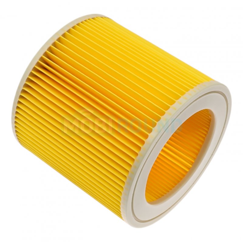 Фильтр стандартный складчатый для пылесоса Karcher WD3 / WD2 / MV2 / MV3 (120x115 мм)