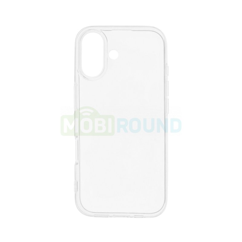 Силиконовый чехол Ultra Slim для Apple iPhone 17, прозрачный