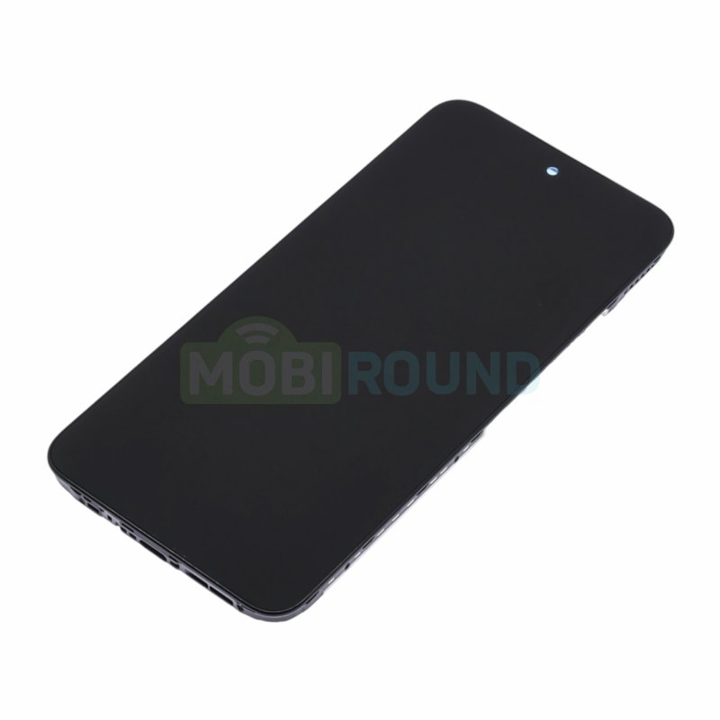 Дисплей для POCO M7 4G / Xiaomi Redmi 15 4G (в сборе с тачскрином) в рамке, черный, AAA