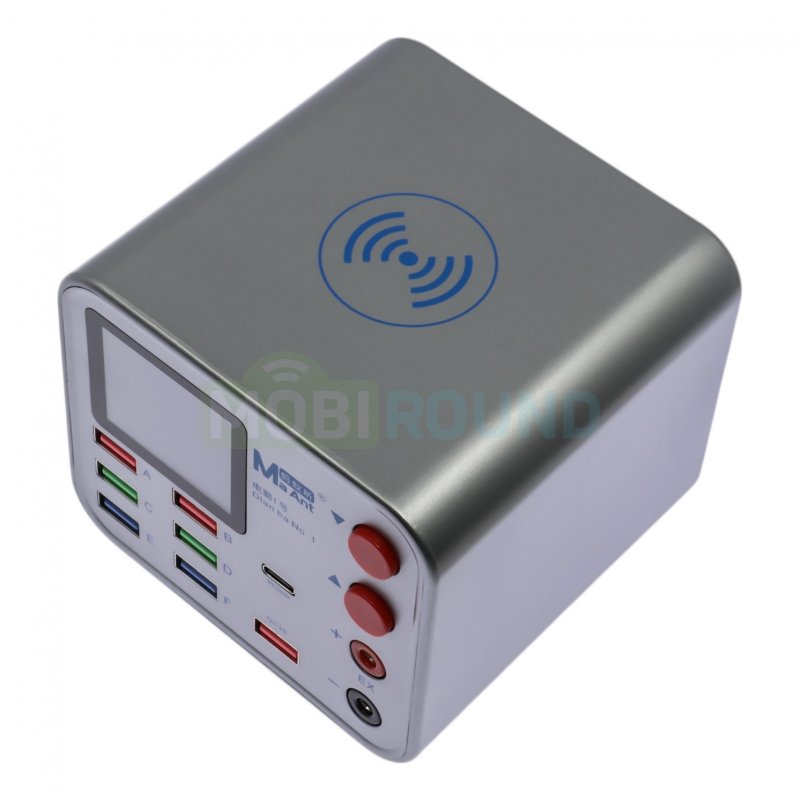 Зарядная станция MaAnt DianBa No.1 с беспроводной зарядкой QC 3.0 (200 Вт/6 USB/1 Type-C)