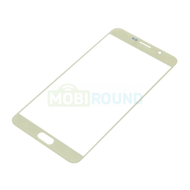 Стекло модуля для Samsung N920 Galaxy Note 5, золото, AA