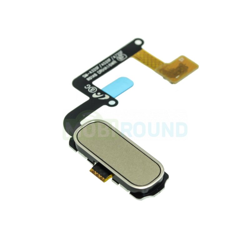 Кнопка (механизм) Home для Samsung A320 Galaxy A3 (2017) A520 Galaxy A5 (2017) A720 Galaxy A7 (2017) (в сборе) золото