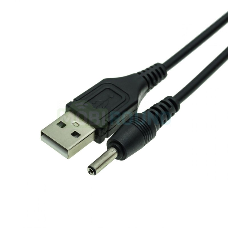 Кабель для зарядки USB-DC (разъем 3.5x1.35) 1 м, черный