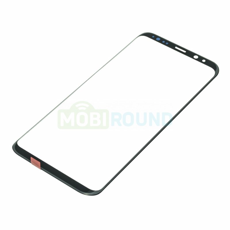 Стекло модуля для Samsung G955 Galaxy S8+, черный