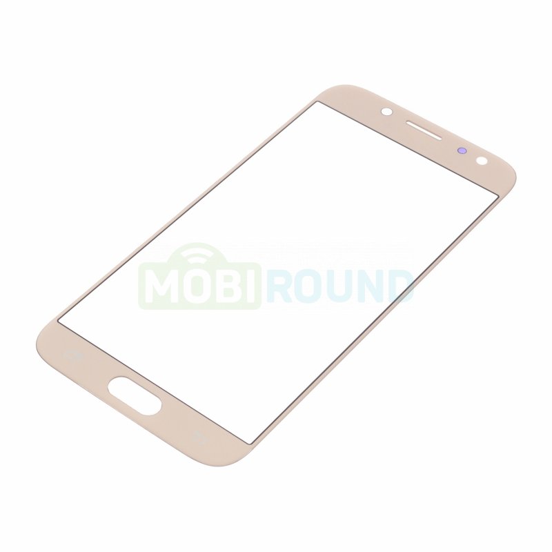 Стекло модуля для Samsung J530 Galaxy J5 (2017) золото, AA