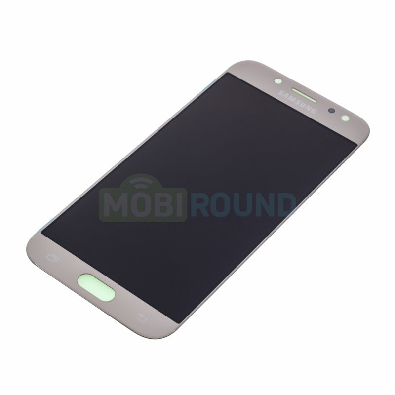 Дисплей для Samsung J530 Galaxy J5 (2017) (в сборе с тачскрином) золото, 100%