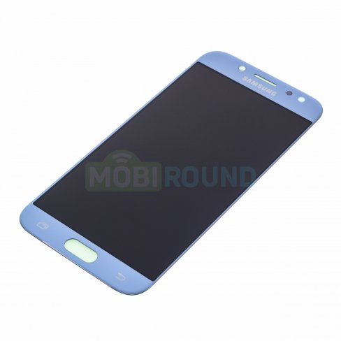 Дисплей для Samsung J530 Galaxy J5 (2017) (в сборе с тачскрином) (голубой, orig100)