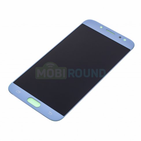Дисплей для Samsung J730 Galaxy J7 (2017) (в сборе с тачскрином) (голубой, orig100)