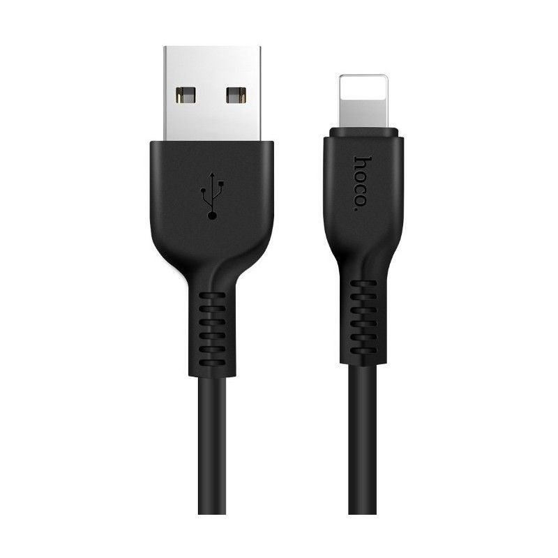 Дата-кабель Hoco X20 USB-Lightning (2.4 А) 3 м, черный
