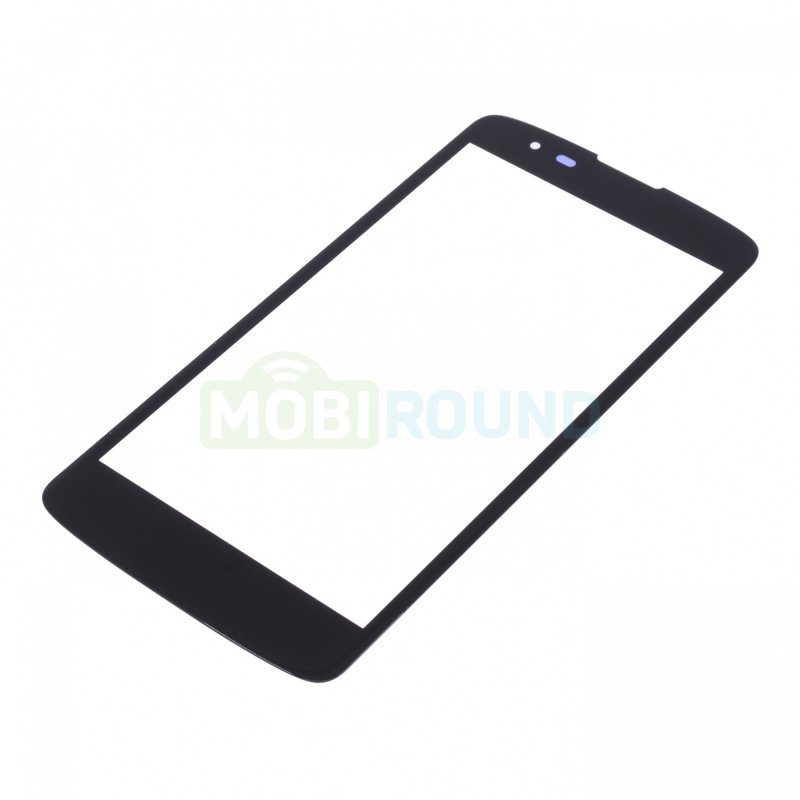 Стекло модуля для LG K350E K8, черный