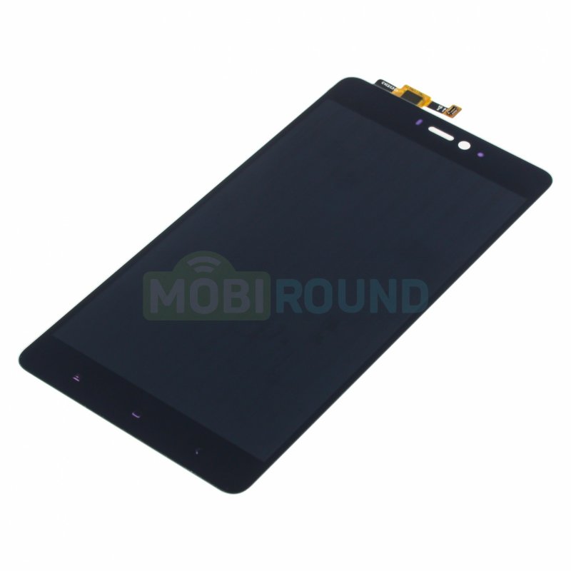 Дисплей для Xiaomi Mi 4i (в сборе с тачскрином) черный, AAA