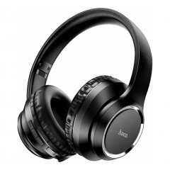 Наушники полноразмерные беспроводные Hoco W28 (Bluetooth) (черный)