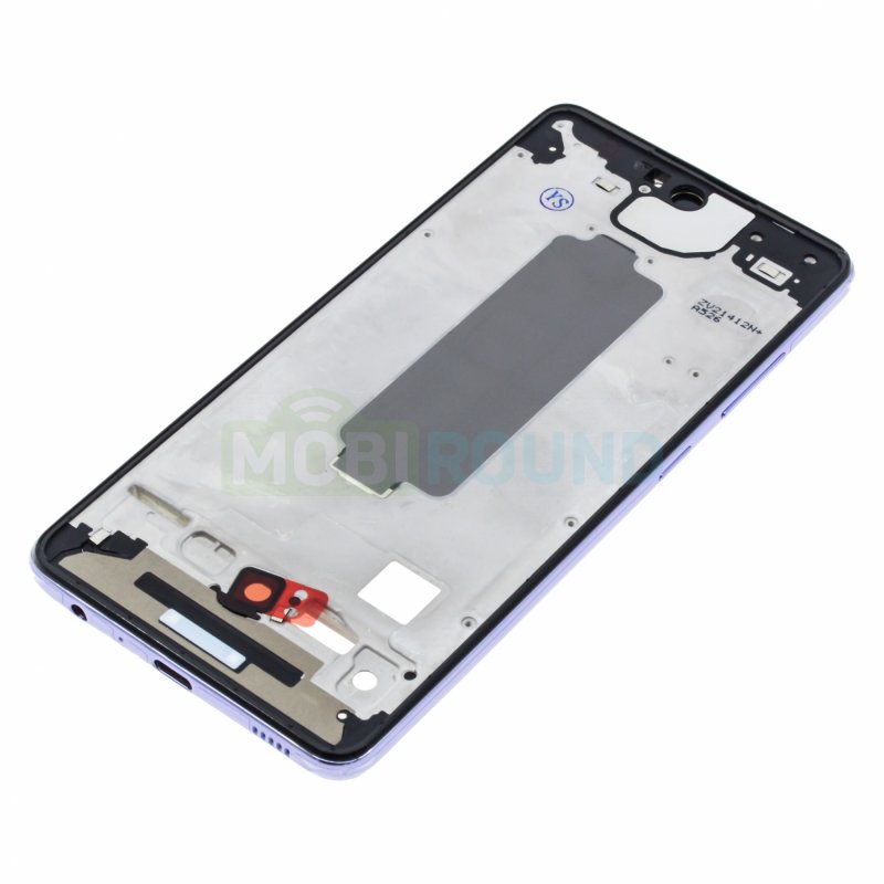 Рамка дисплея для Samsung A525 Galaxy A52 / A528 Galaxy A52s / A526 Galaxy A52 5G (в сборе) фиолетовый
