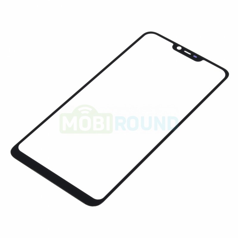 Стекло модуля для OPPO A3s / A5 (2019) 4G, черный, AA