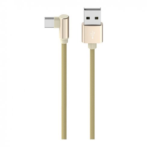 Дата-кабель Borofone BX26 USB-Type-C (3 А), 1 м (золото)