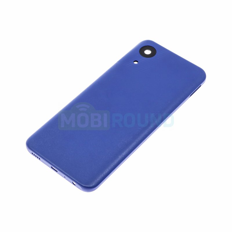 Задняя крышка для Samsung A032 Galaxy A03 Core, синий, AAA