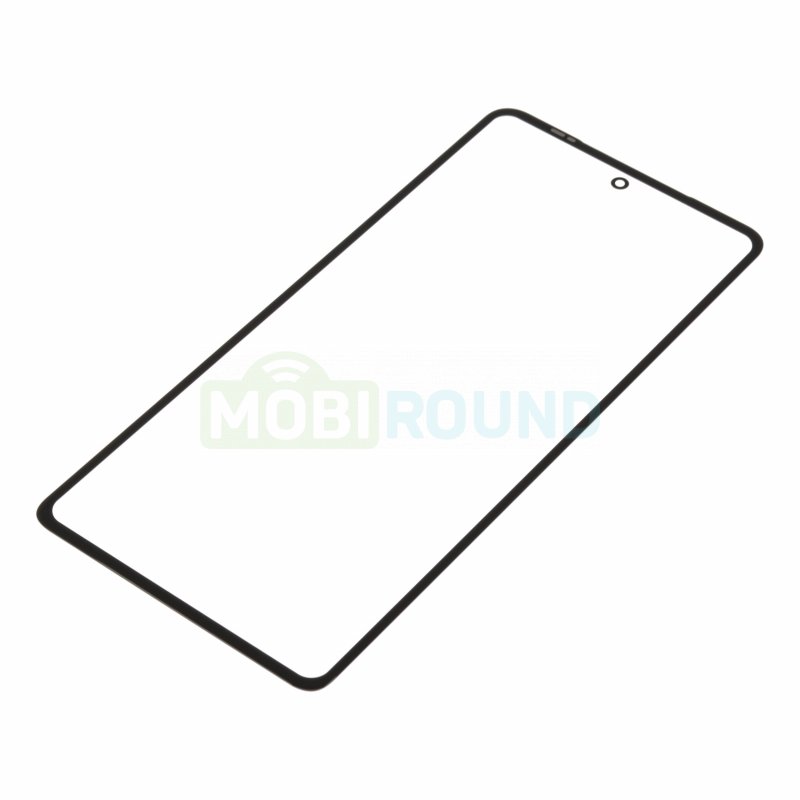 Стекло модуля для Motorola Edge 30 Pro, черный, AAA