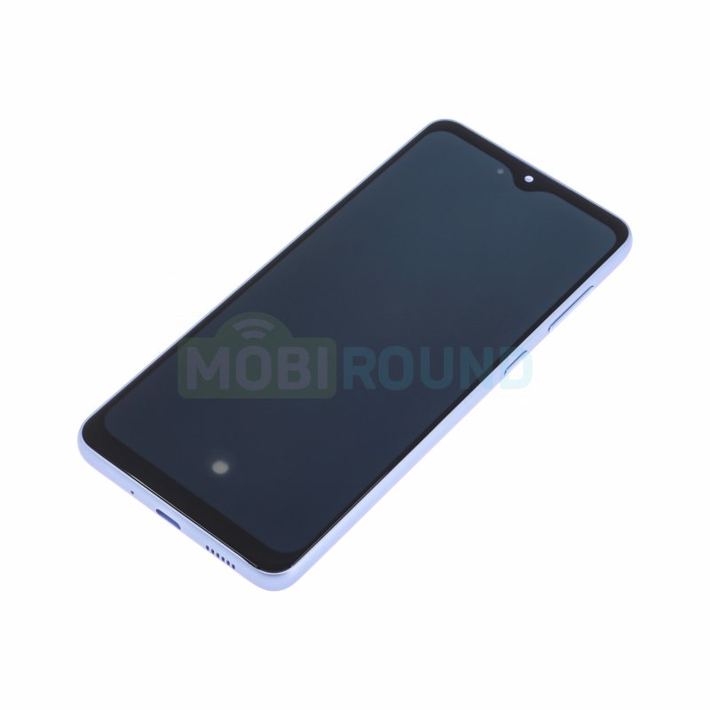 Дисплей для Samsung A336 Galaxy A33 5G (в сборе с тачскрином) в рамке, голубой, AAA