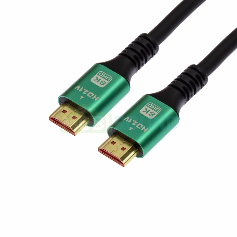 Кабель HDMI-HDMI (UltraHD) (8K) 5 м, зеленый