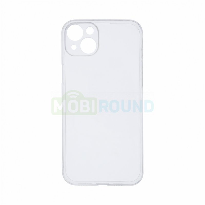 Силиконовый чехол Ultra Slim для Apple iPhone 15 Plus, прозрачный