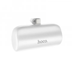 Внешний аккумулятор Hoco J106 (встроенный кабель Type-C) (5000 мАч) (белый)