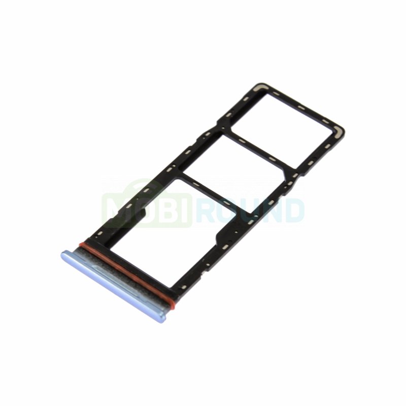 Держатель сим карты (SIM) для Tecno Camon 17 Pro, синий