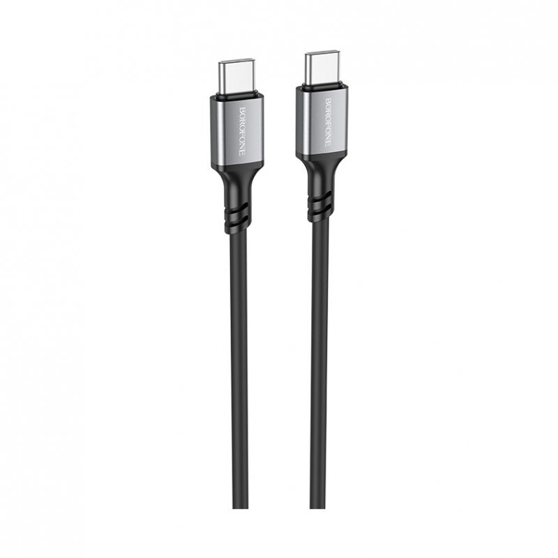 Дата-кабель Borofone BX83 Type-C-Type-C (60 Вт) 1 м, черный