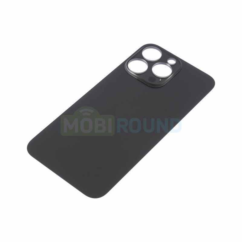 Задняя крышка для Apple iPhone 15 Pro Max (с широким отверстием) черный, AA