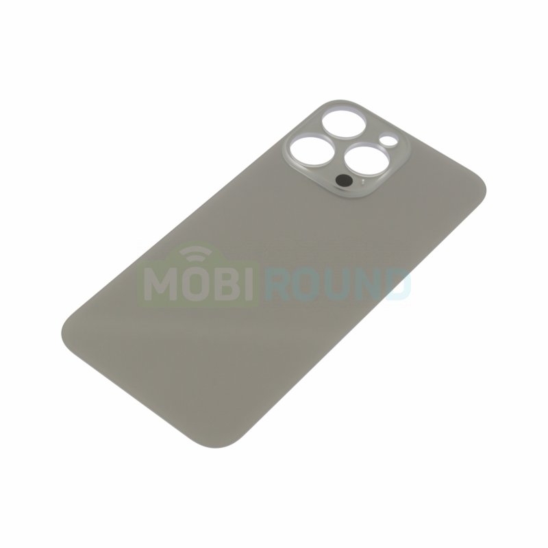 Задняя крышка для Apple iPhone 15 Pro Max (с широким отверстием) серый, AA