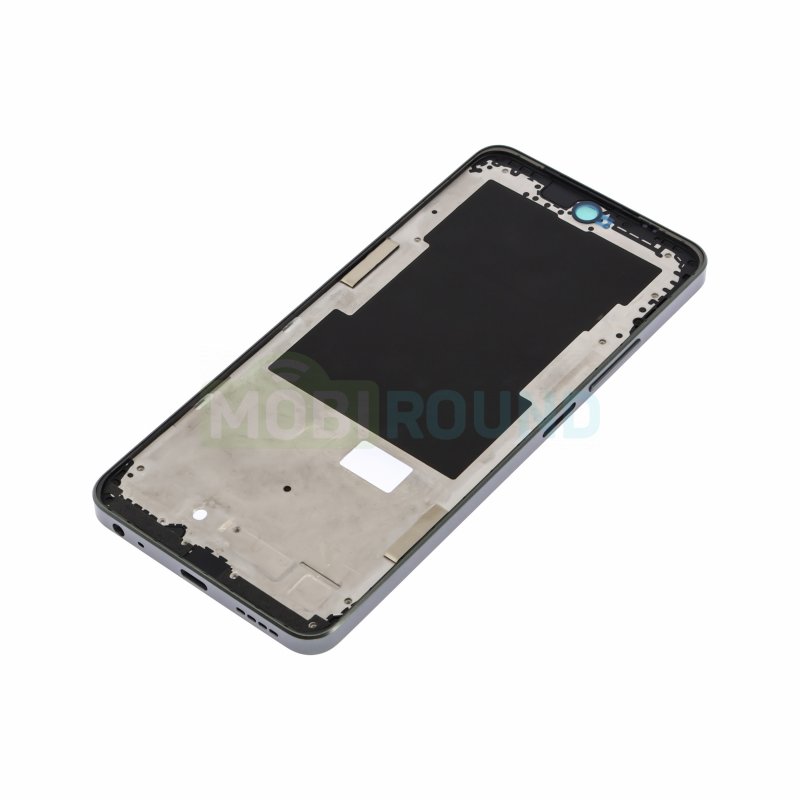 Рамка дисплея для Realme C67 4G (в сборе) черный
