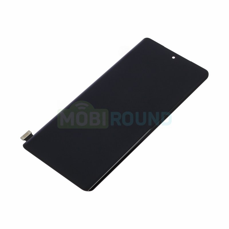 Дисплей для Realme GT 6T 5G (в сборе с тачскрином) черный, 100%