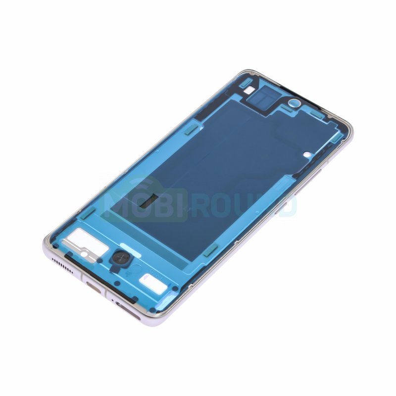 Рамка дисплея для Xiaomi 12 / 12X (в сборе) серебро
