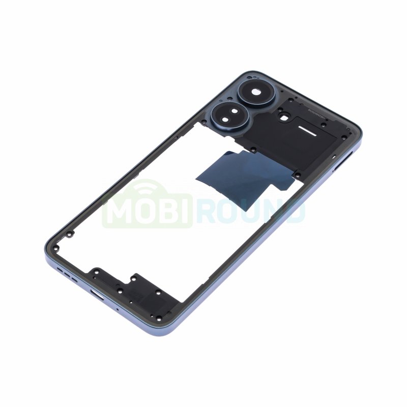 Средняя часть корпуса для POCO C65 4G, синий