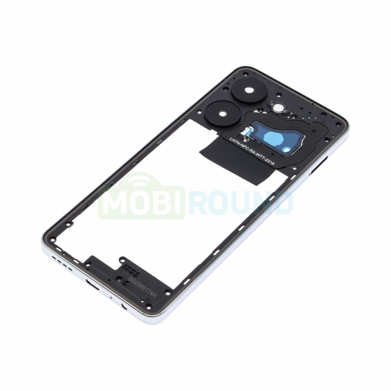 Средняя часть корпуса для Tecno Pova 5 4G, серебро