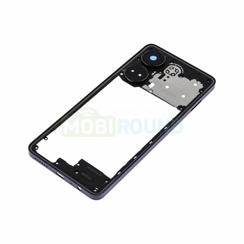 Средняя часть корпуса для Tecno Camon 20 4G / Camon 20 Pro 4G, черный