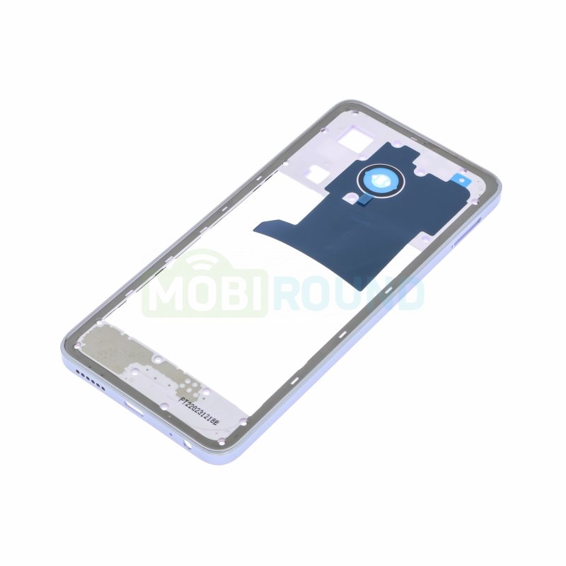 Средняя часть корпуса для Tecno Spark Go (2024) 4G, серебро