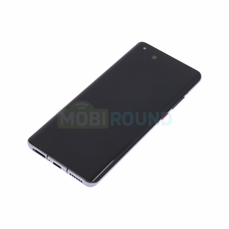 Дисплей для Huawei Mate 40 5G (в сборе с тачскрином) в рамке, черный, 100%