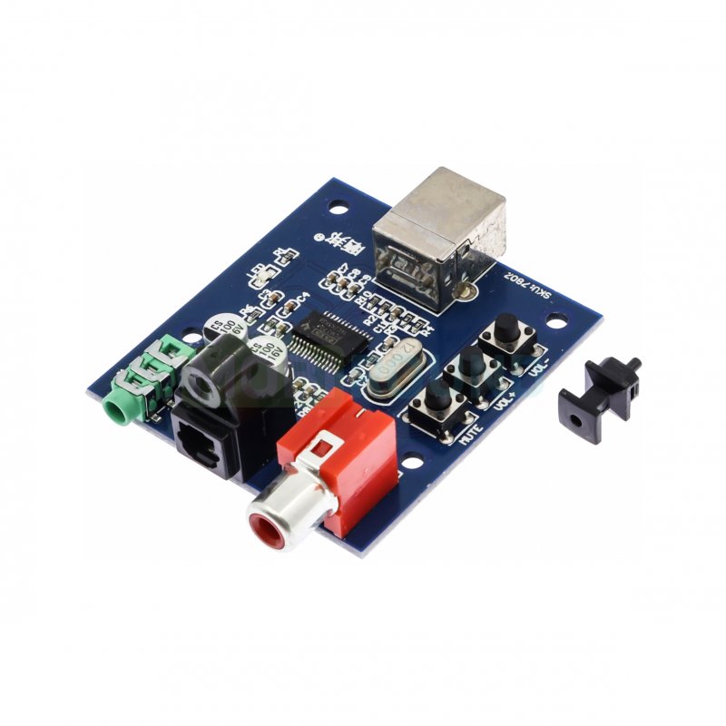Модуль обработки сигналов PCM2704 аудио ЦАП SKU-7807 16 бит дискретизация 48 кГц Uпит-5 В