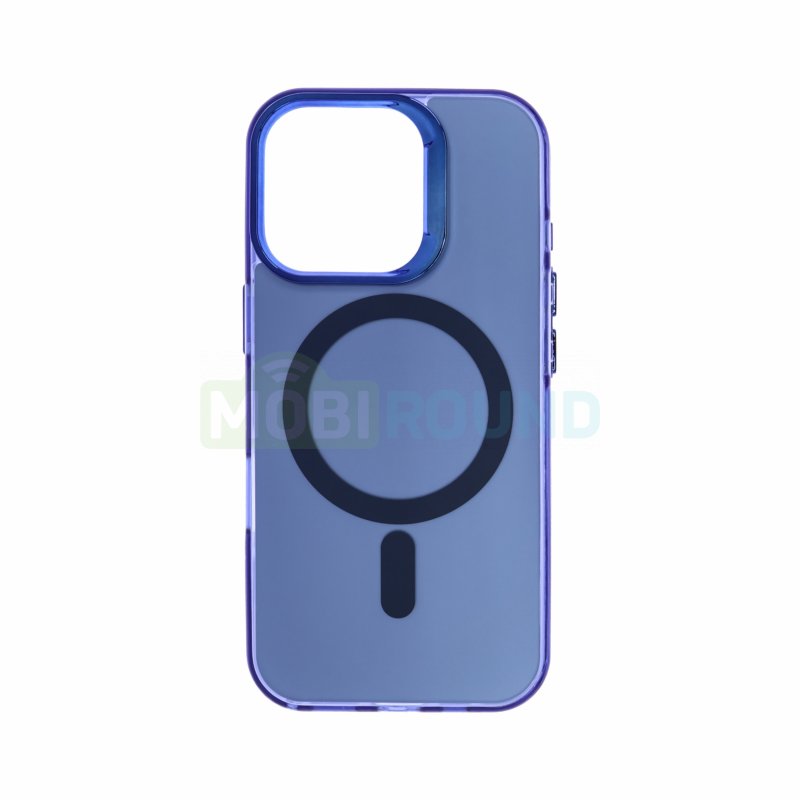 Силиконовый чехол Activ SM025 (MagSafe) для Apple iPhone 16 Pro, синий
