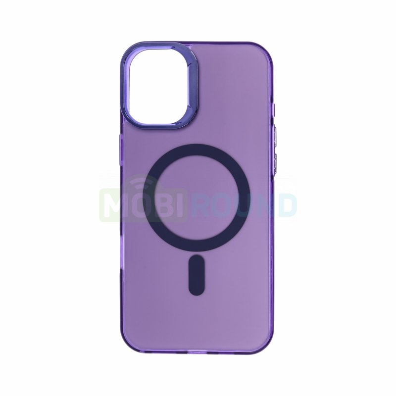 Силиконовый чехол Activ SM025 (MagSafe) для Apple iPhone 16 Plus, фиолетовый