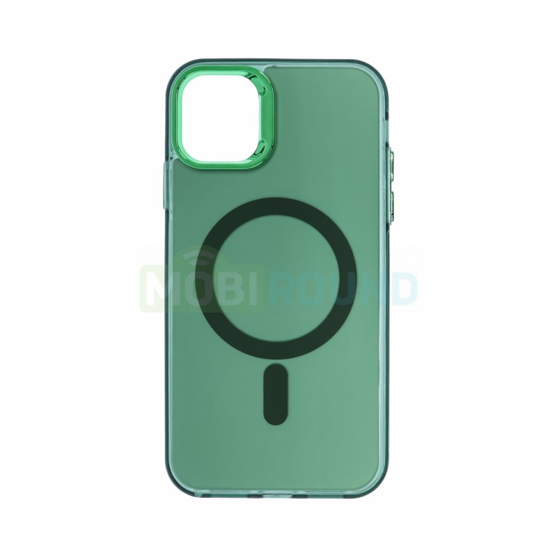 Силиконовый чехол Activ SM025 (MagSafe) для Apple iPhone 11, зеленый