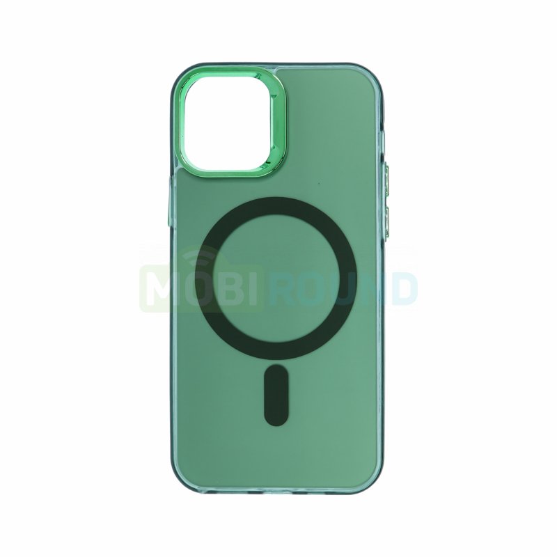 Силиконовый чехол Activ SM025 (MagSafe) для Apple iPhone 12/iPhone 12 Pro, зеленый