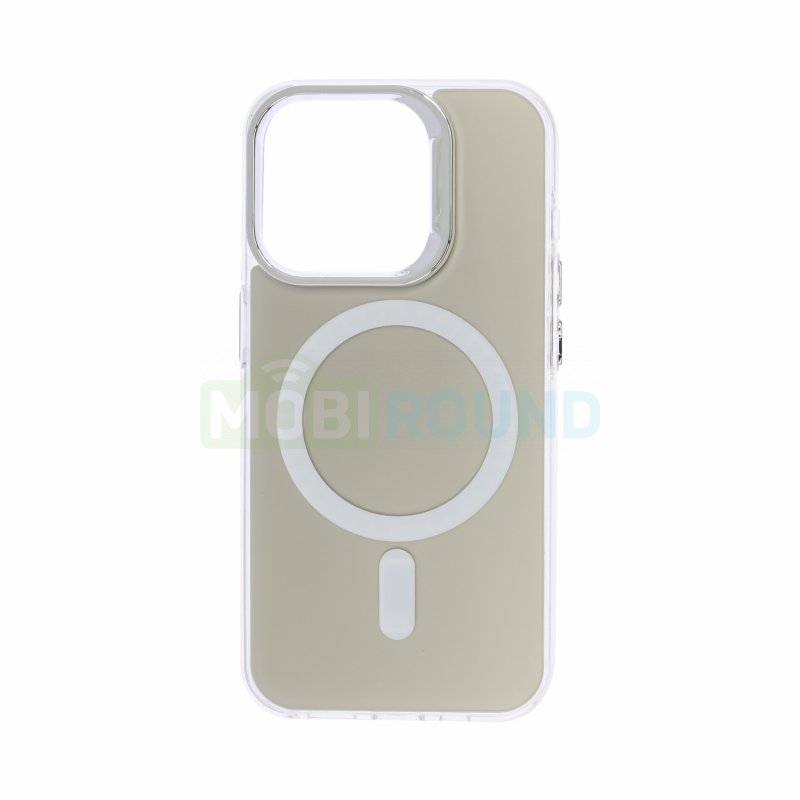 Силиконовый чехол Activ SM025 (MagSafe) для Apple iPhone 15 Pro, белый